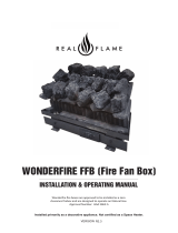 Real Flame WONDERFIRE Fire Fan Box User manual