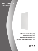 Emerio CBC-122043.1 Infrared Panel Heater User manual