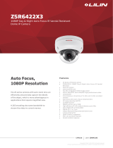 LILIN Z5R6422X3 1080P Day and Night Auto Focus IR Vandal Resistant Dome IP Camera Owner's manual