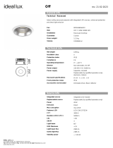 ideal lux Off Indoor Ceiling Recessed Projector Owner's manual