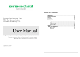 accurasee mechanical CLIMATE Heat Recovery Ventilator and Heat Recovery Fans User manual