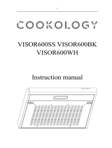 COOKOLOGY VISOR600SS 60cm Visor Cooker Hood Extractor Fan User manual