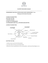 MIYOTA 0S11 Chronograph User manual