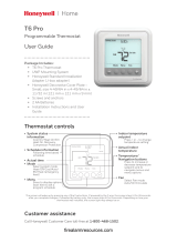 Honeywell Home T6 Pro Programmable Thermostat User guide