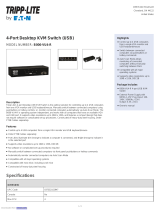 Tripp Lite TRIPP-LITE B006-VU4-R 4 Port Desktop KVM Switch Owner's manual