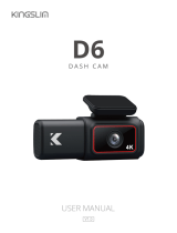 KINGSLIM D6 4K Dual Dash Camera User manual