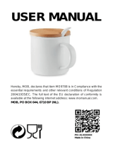 MOB MO9708 Porcelain Mug User manual