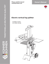 KONNER SOHNEN Electric Vertical Log Splitter Owner's manual