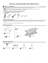 ASHLEY HARBOUR COLLECTION ASH32531A Operating instructions