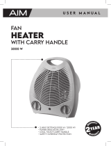Aim AFH215N- Fan Heater User manual