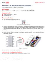 SolarEdge SolarEdge Home Hub, Three Phase Inverter LED Indicator Support Kit User guide