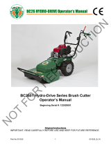 Simplicity BRUSH CUTTER HYDRO User manual