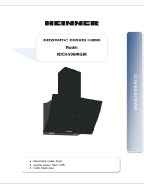Heinner HDCH-5960RGBK Decorative Cooker Hood User manual