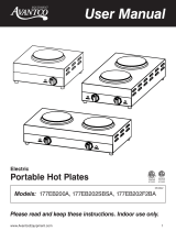 Avantco 177EB200A Electric Portable Hot Plates User manual