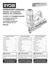 Ryobi PBL345B User guide