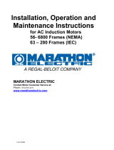 Marathon 5KCP33KNB267AS AC Induction Motors User manual