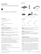 Herman Miller OE1 Workspace Collection Product Instructions