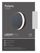 LightPro 185W Polaris Wall Lamp User manual