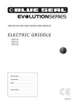 Blue Seal EP514-LS Operating instructions