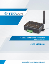 Teracom TCG120 GSM/GPRS Controller User manual