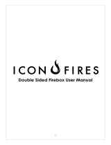 ICON FIRES Double Sided Firebox User manual