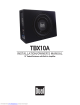 Dual Electronics TBX10A 10 Inch Sealed Enclosure User manual