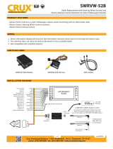 Crux SWRVW-52B Wiring Interface Connect a new car stereo User guide