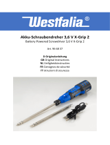 Westfalia 96 68 37 Battery Powered Screwdriver User manual