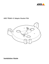 Axis Communications AXIS TP6901-E Adapter Bracket Installation guide