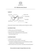 MIYOTA Cal. 1L60 Standard User manual