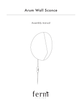 ferm LIVING Ferm Arum Wall Sconce Assembly Manual