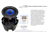 Speco Technologies SPG6MT 6.5 Inch 25-70V In-Ceiling Speaker Operating instructions