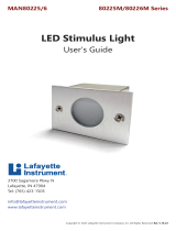 Lafayette Instrument 80225M/80226M Series LED Stimulus Light Owner's manual