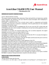 AcerAltos City650 Line Interactive UPS User manual