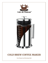 Cafe Du Chateau 34oz Cold Brew Coffee Maker User manual