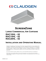 ClaudgenRAC10HL-02 ScreenZone Large Commercial Air Curtains