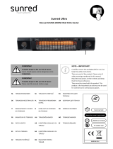 SunRedWandheizstrahler Heater Sun and Sound Ultra Wall 2000 Watt