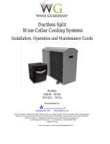 Wine Guardian SS018 Ductless Split System Wine Cellar Cooling Unit Owner's manual