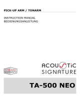 Acoustic Signature TA-500 NEO Tonearm User manual