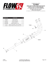 Flowmaster 717993 FlowFX Cat-Back Exhaust System User manual