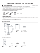 ASHLEY HARBOUR COLLECTION ASH33553B0 Operating instructions