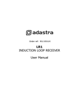 Adastra LR1 Induction Loop Receiver User manual