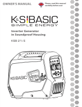 KONNER SOHNEN KSB 21i S Inverter Generator in Soundproof Housing Owner's manual