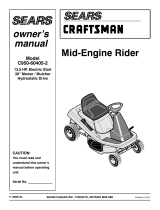 Simplicity CRAFTSMAN MID-ENGINE RIDER User manual