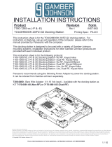 Gamber-Johnson Panasonic Toughbook 20/G2 Docking Station, No RF Installation guide
