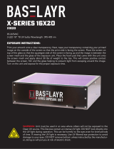 BASELAYRX1620 X-Series 16×20 3 LED 18 Inch T8 UV bulbs