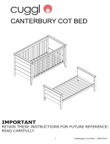 Cuggl 2991519 Canterbury Cot Bed User manual