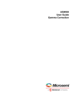 Microsemi UG0938 Gamma Correction User guide