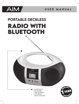 Aim POR1001XD Portable Deckless Radio User manual