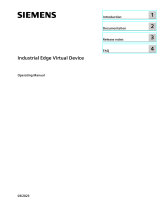 Siemens Industrial Edge Virtual Device User manual